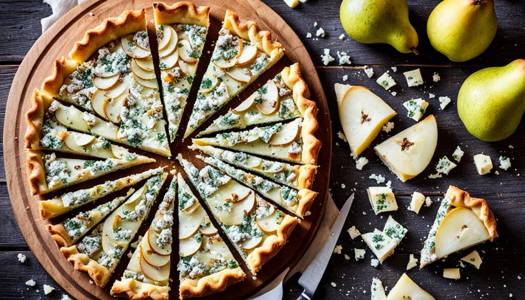 Roquefort and Pear Tart